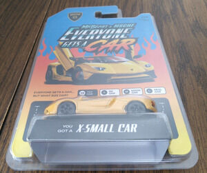 Mr Beast + Mschf Everyone Gets A Car X-Small Car Yellow Lamborghini Aventador